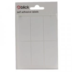 Blick White 42 Labels in Bags 25x50mm Pack of 840 RS001959