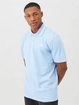 adidas Originals Pique Polo - Blue, Size S, Men