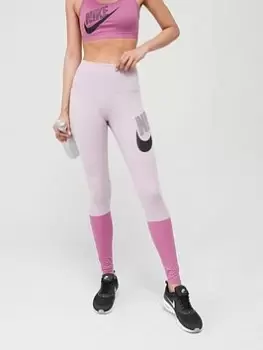 Nike NSW The One Dance High Rise Leggings - Pink/Purple, Pink/Purple Size XL Women