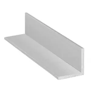 Moderix Anodized Aluminum Square Angle Profile Corner Strip - Size 1000 x 25 x 2