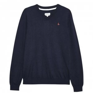 Jack Wills Seabourne Classic V Neck - Navy