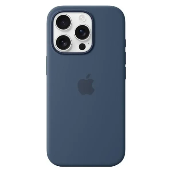 Apple Silicone Case with MagSafe for iPhone 16 Pro - Denim