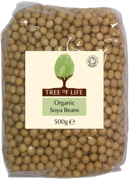 Tree of Life Organic Soya Beans - 500g x 6