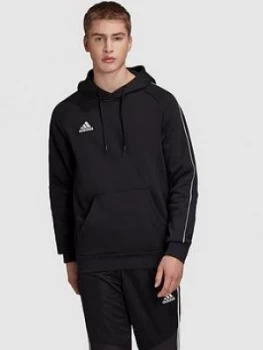 adidas Core 18 Hoodie - Black, Size XL, Men