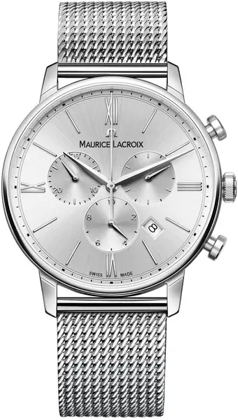 Maurice Lacroix Watch Eliros Chronograph Mens D - Silver ML-1391