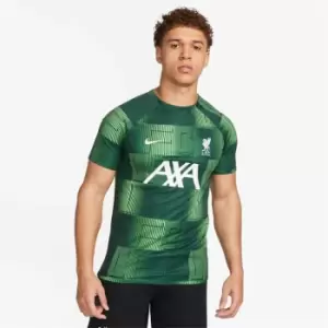 Nike Liverpool FC Away Pre Match 2023 2024 Jersey Adults - Green