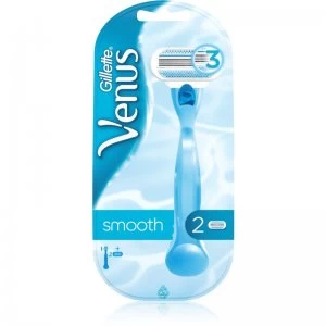 Gillette Venus Smooth Shaver + Spare Blades 2 pcs