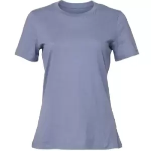 Bella + Canvas Womens/Ladies Relaxed Jersey T-Shirt (S) (Lavender Blue)