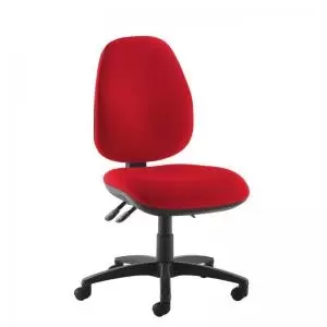 Jota high back operator chair with no arms - Belize Red