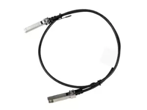 HP Enterprise JL487A fibre optic cable 0.65 m SFP28 Black