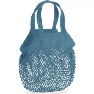 Westford Mill Mini Mesh Tote Bag (One Size) (Airforce Blue) - Airforce Blue