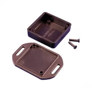 Hammond 1551QFLBK Miniature Plastic Enclosure Flanged 40 x 40 x 15...