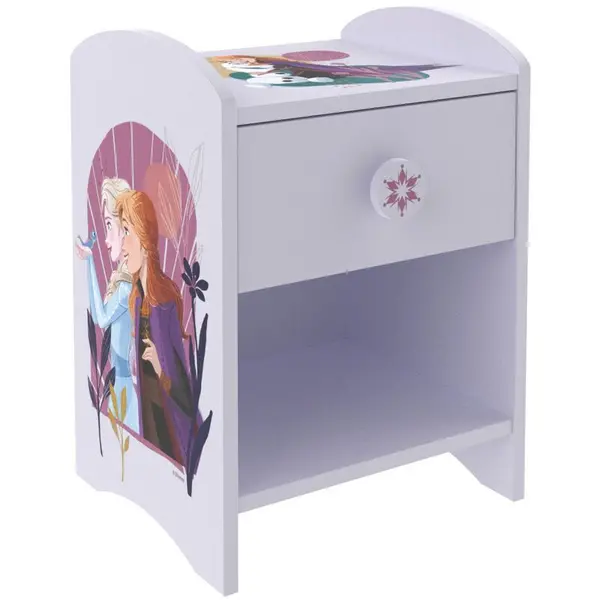 Frozen​ Bedside Table​, Purple 35cm l x 30 w x 48cm h - Purple - Disney