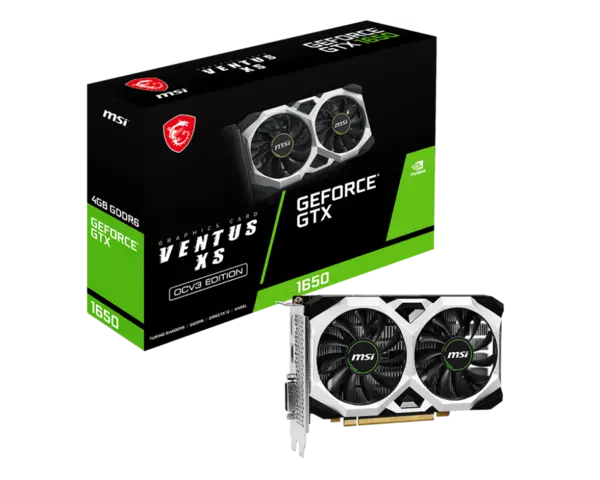 MSI GTX 1650 D6 Ventus XS OCV3 Graphics Card