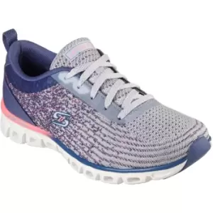 Skechers Womens Glide-Step Head Start Memory Foam Trainers UK Size 8 (EU 41)