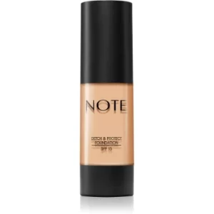 Note Cosmetique Detox and Protect Foundation Matte Liquid Foundation 02 Natural Beige 35ml