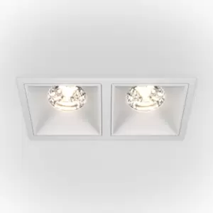 Maytoni Alfa LED Twin Recessed Downlight White, 2500lm, 4000K