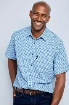 Short Sleeve Soft Touch Gingham Shirt