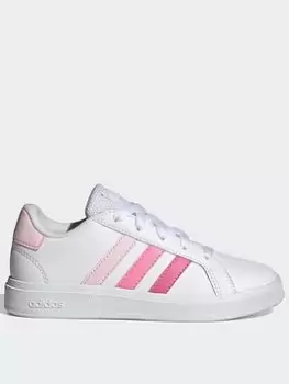 adidas Sportswear Girl's Kids Grand Court 2.0 Trainers - Pink, Size 10 Younger