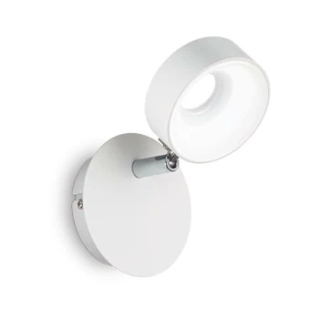 Ideal Lux Oby - LED 1 Light Wall Light White