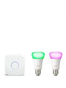 Philips Hue White & Colour Ambiance Mini Starter Kit (E27)