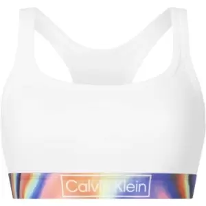 Calvin Klein Unlined Pride Bralette - White