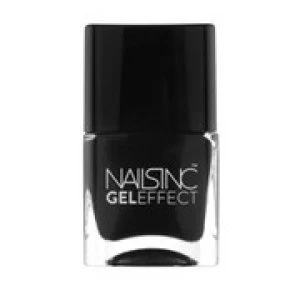 nails inc. Black Taxi Gel Effect Nail Varnish (14ml)