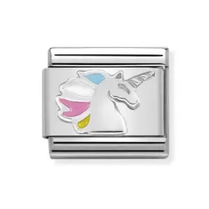 Nomination Classic Silver Unicorn Charm