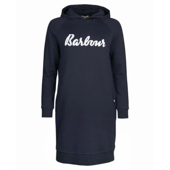 Barbour Otterburn Hoodie Dress - Navy