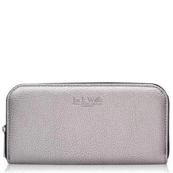 Jack Wills Haberton Zip Purse - Silver