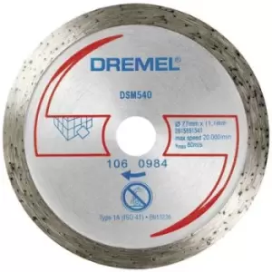 Dremel DSM540 Tile Cutting Wheel for DSM20 77mm Pack of 1