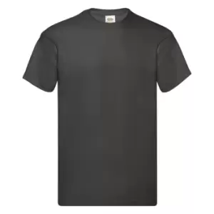 Fruit Of The Loom Mens Screen Stars Original Full Cut Short Sleeve T-Shirt (M) (Light Graphite)