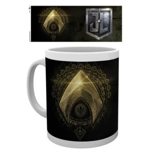 Justice League Movie - Aquaman Logo Black Mug