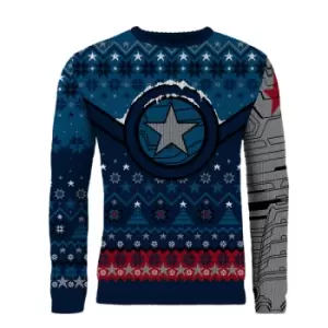 Marvel Winter Soldier Christmas Jumper (Size XS)