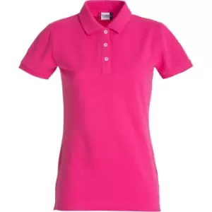 Clique Womens/Ladies Premium Stretch Polo Shirt (S) (Bright Cerise)