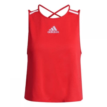 adidas HEAT. RDY Running Tank Top Womens - Vivid Red