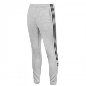 adidas Mens Essentials 3-Stripes Pants - MedGrey/Navy