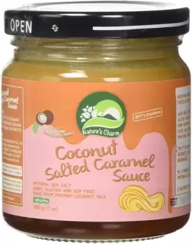 Natures Charm Coconut Salted Caramel Sauce - 200g