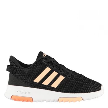 adidas Racer Trainers Infant Girls - Blk/Coral/Wht