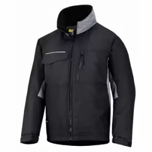 Snickers Mens Premium Craftsmans Winter Workwear Jacket (S) (Black/ Grey)