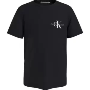 Calvin Klein Jeans Junior Boys Chest Monogram T Shirt - Black