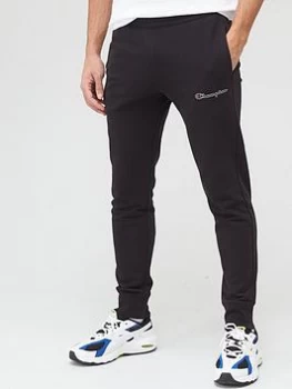 Champion Small Logo Joggers - Black, Size 2XL, Men