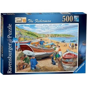 Happy Days at Work No. 19 The Fisherman Jigsaw Puzzle - 500 Pieces