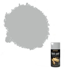 Rust-Oleum Fabric Silver effect Multi-surface Spray Paint 150ml