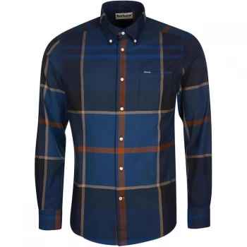 Barbour Dunoon Tailored Shirt - Midnight TN54