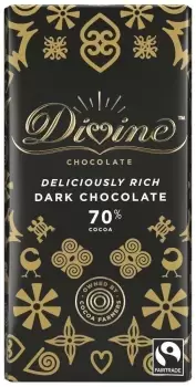 Divine 70% Dark Chocolate 100g - Pack of 3