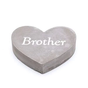 Thoughts Of You Graveside Concrete Heart - Brother