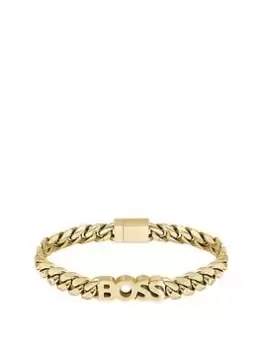 Boss Gents Boss Kassy Light Yellow Gold Ip Bracelet