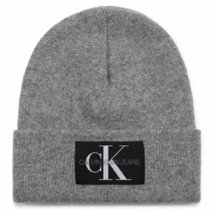 Calvin Klein Jeans Knitted Beanie - Grey Heather