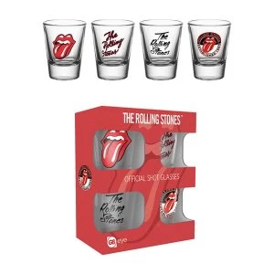 The Rolling Stones Mix Shot Glasses